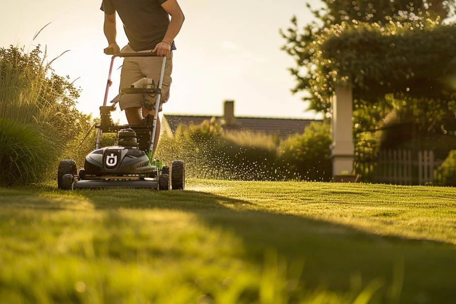 walk behind electric mower